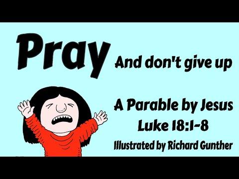 Parable of the Widow and the Unjust Judge Storybook - Luke 18:1-8