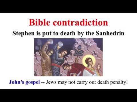 Bible contradiction Stephen (Christian martyr) killed but John 18:31 "Jews can't give death penalty"