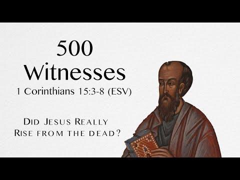 Did Jesus really rise from the dead? - 1 Corinthians 15:3-8 (ESV)