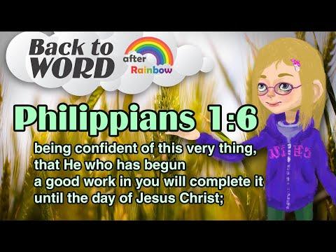 Philippians 1:6 ★ Bible Verse | How to Memorize Bible Verses
