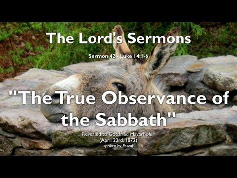 The true Sabbath Observance... Spiritualize your Deeds & Words ❤️ Jesus explains Luke 14:1-6