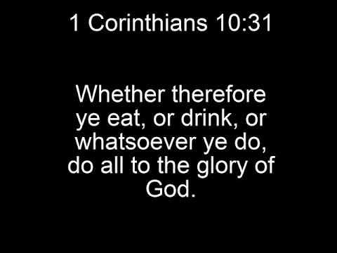 1 Corinthians 10:31 Song (KJV Bible Memorization)