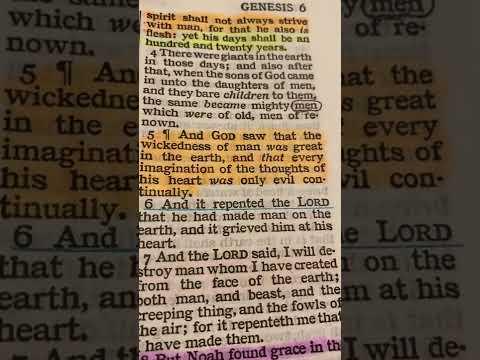 Genesis 6:5-6 is really bizarre if you believe in Calvinism…