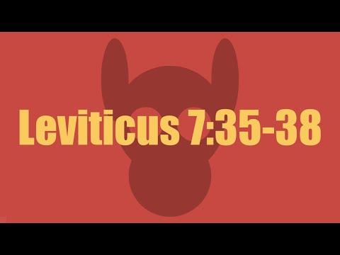 Leviticus 7:35-38