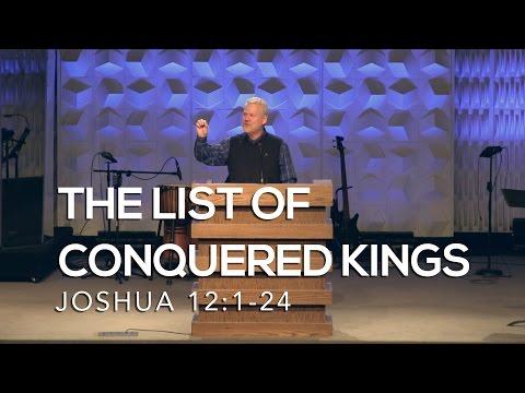 Joshua 12:1-24, The List Of Conquered Kings