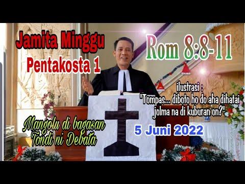 Jamita Minggu 5 Juni 2022, 
Rom 8:8-11