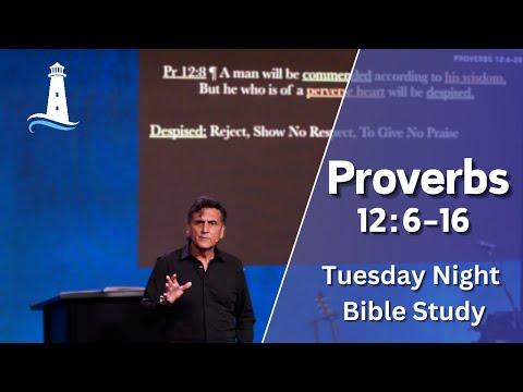Proverbs 12:6-16 | 10-24-2023 | Tuesday Night Service | Pastor Joe Pedick