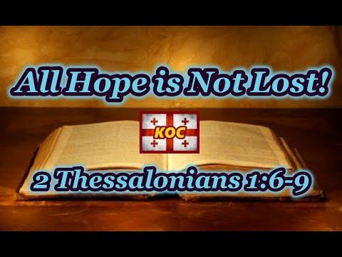 Hope and Caution for 2020: 2 Thessalonians 1:6-9