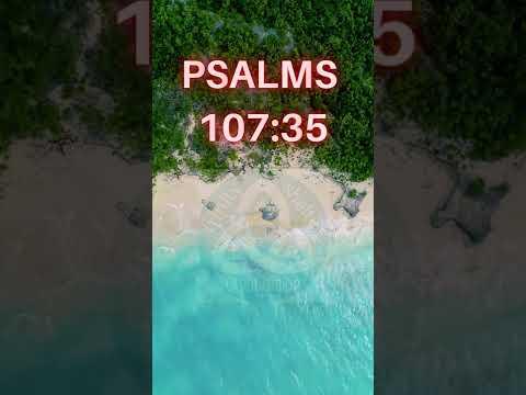 Start your day with God word's Psalms 107:35