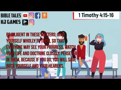 1 Timothy 4:15-16 Daily Bible Animated verse 29 December 2020