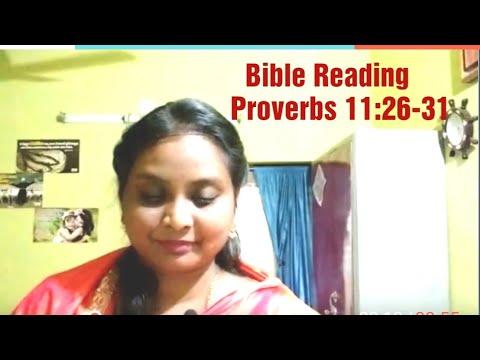 03.09.2020 Bible Reading, Proverbs 11:26-31