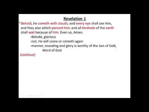 Bible Study: Revelation 1:10-13