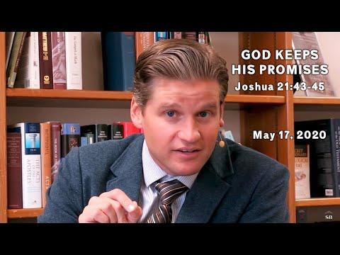 God Keeps His Promises | Pastor Karl Anderson | Joshua 21:43-45