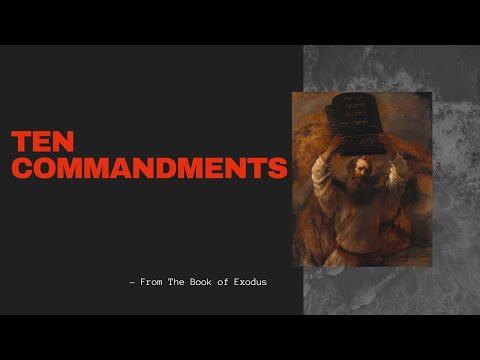 Ten Commandments || Exodus 20:2–17 || YBN Sermons || Yerraboguda Balanandam