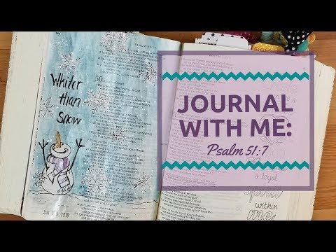 Bible Journaling: Psalms 51:7