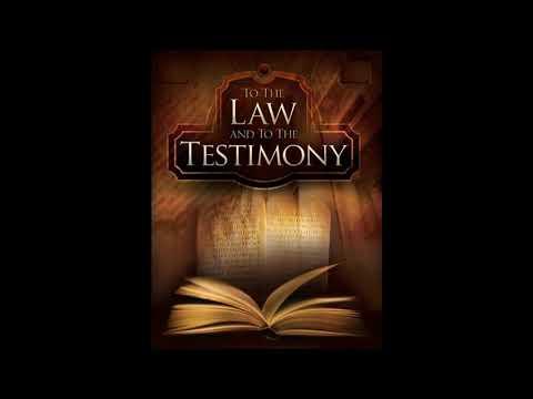 To The Law And To The Testimony (Isaiah 8:20) - as recorded by Jack & Laurie Marti