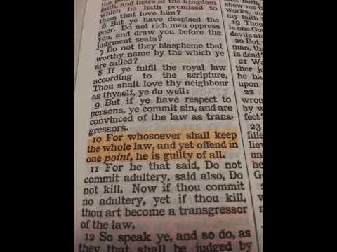 Remember James 2:10 you Lordship damnationists