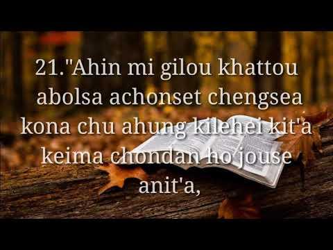 Inspirational Kuki short Bible verse~Ezekiel 18 : 21