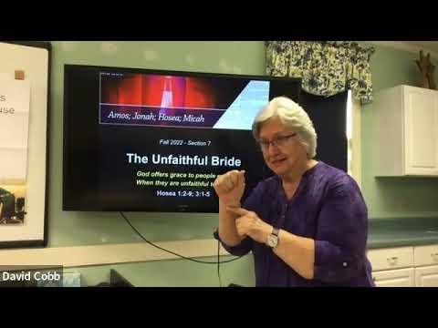 "The Unfaithful Bride"     Hosea 1:2-9 : 3:1-5