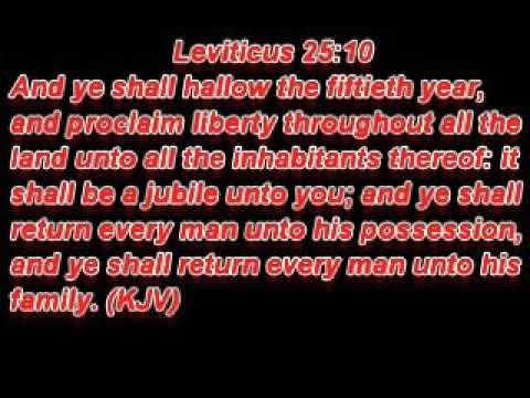 DAY 4 : BIBLE MEMORY VERSE (LEVITICUS 25 : 10)