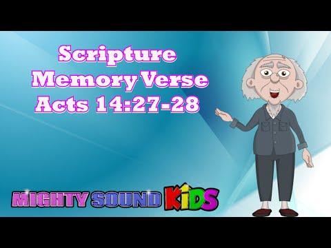 Acts 14:27-‬28 -- Scripture Memory Verse – Mighty Sound Kids‬‬‬‬‬‬‬‬‬‬‬‬‬‬‬‬‬‬‬‬‬‬‬‬‬‬‬‬‬