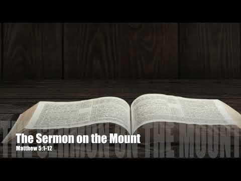 The Sermon on the Mount Matthew 5:1-12 Pastor Dia Moodley Spirit of Life Church 26/11/2017