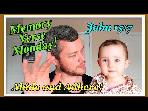 John 15:7 | Memory Verse Monday with Gloria!