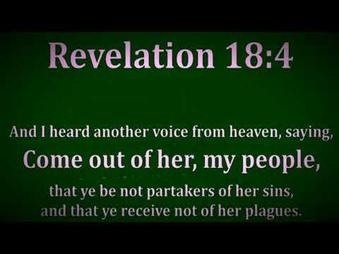 Come Out of Her, My People!! (Revelation 18:4)