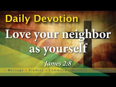 James 2:8 Daily Devotion with Message - Promise - Command - Warning and Application