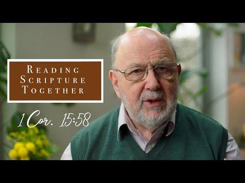 Does Our Present Work Matter To God? | 1 Corinthians 15:58 | N.T. Wright Online
