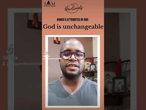 TAM Daily Devotional • The unchanging God ???????? Psalms 102:25-28
