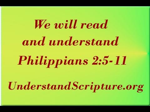 Bible Study Philippians 2:5-11 Jesus Taking the form of Bond Servant