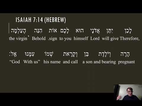 Isaiah 7:14 (Hebrew)