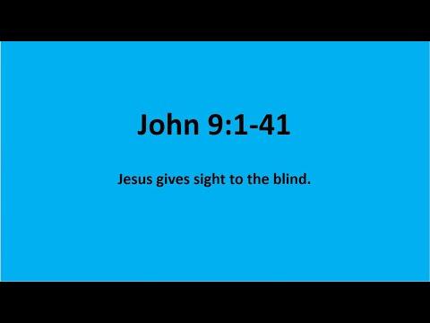 Bible Study: John 9:1-41