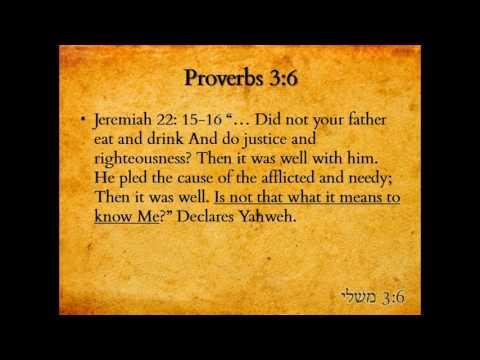 Proverbs 3:6 Hebrew Devotional