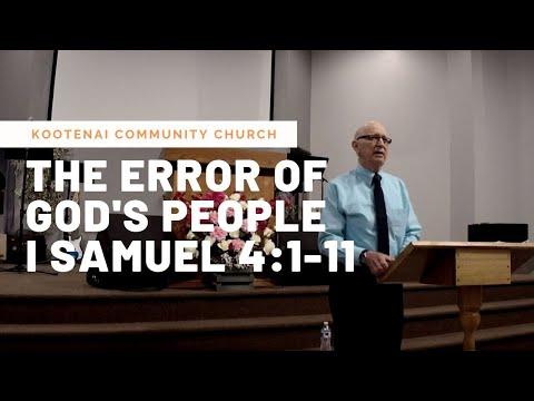The Error of God's People - I Samuel 4:1-11