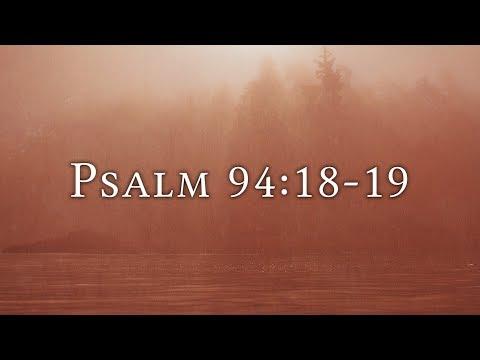 Psalm 94:18-19