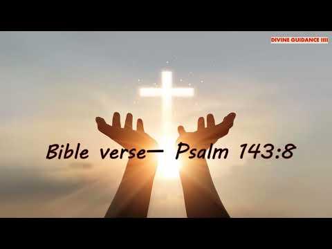 Psalm 143:8 | Bible verses for sleep | Remove all worries | Bible reading |#LOA | DG1111