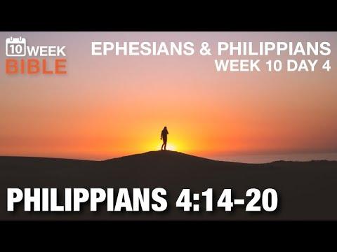 Be Glory Forever | Philippians 4:14-20 | Week 10 Day 4 Study of Philippians