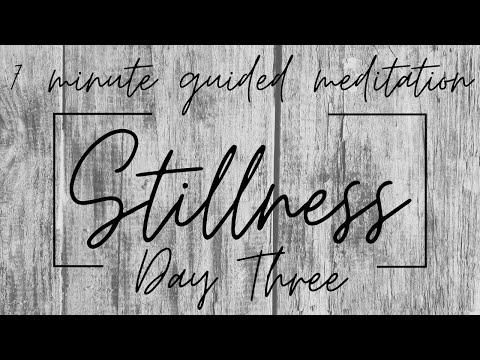 STILLNESS - Day 3 // 7 Minute Christian Meditation // Exodus 14:14