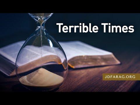 Terrible Times - 2 Timothy 3:1-5 – December 20th, 2020
