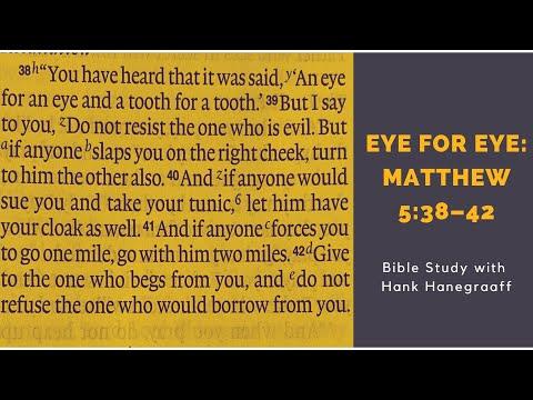 Eye for Eye—Matthew 5:38–42 (Bible Study with Hank Hanegraaff)