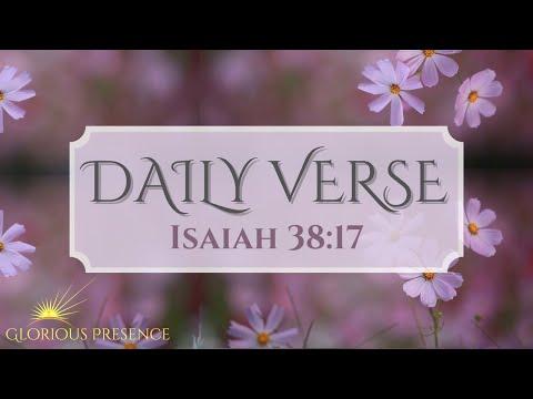 ISAIAH 38:17 : Daily Verse | 7 Different Bible Translations - NIV ESV KJV NLT NKJV NASB WEB
