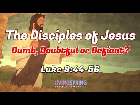 Were the Disciples of Jesus Really Dumb? (An Exposition of Luke 9:44-56)