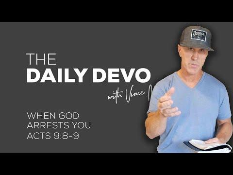 When God Arrests You | Devotional | Acts 9:8-9
