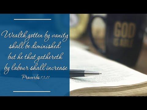 Study Proverbs! (Proverbs 13:11)