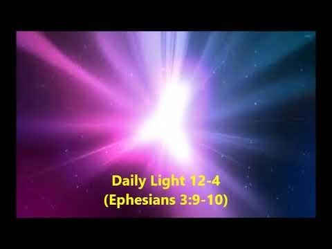 Daily Light January 12th, part 4 (Ephesians 3:9-10)