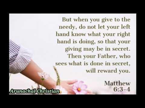 Morning Manna|| Matthew 6:3-4|| By Mihin Dollo|| #InApatani