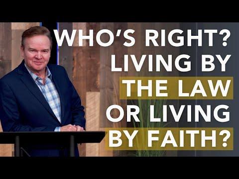 Who’s Right? Living by the Law or Living by Faith? - Galatians 1:1-6 - Robert Furrow