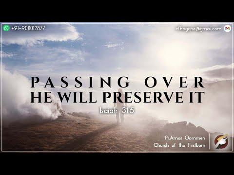 23.01.2022 - Today’s Manna – Passing over he will preserve it - Isaiah 31:5